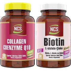 Resim Ncs Collagen Coenzyme Q10 30 Tablet Biotin Çinko Vitamin B12 60 T 