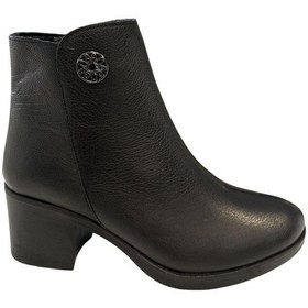 Resim Castle Black Yldz-92160-1 Kadın Hakiki Deri Klasik Bot Siyah Siyah 