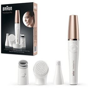 Resim Braun FaceSpa Pro 911 Yüz Epilatörü Beyaz/Bronz 