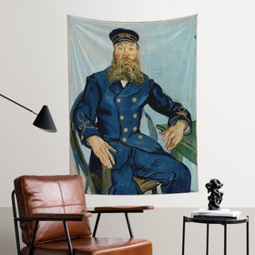 Resim Postacı Joseph Roulin'in Portresi Duvar Örtüsü - 50 cm x 60 cm 