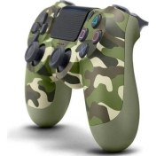 Resim Byoztek Ps4 - Pc - Telefon Uyumlu Dualshock 4 V2 Wireless Gamepad Kablosuz Oyun Kolu Kamuflaj Yeşil 