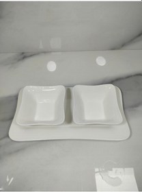 Resim New Petit Concept 3 Parça Sunum Tabağı 