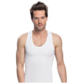 Resim Nbb 709 Likralı Sporcu Erkek Atlet Beyaz 