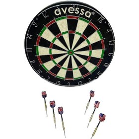 Resim Avessa Dart-150 Sisal Profesyonel Dart Tahtası Seti 