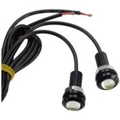 Resim Kartal Gözü Gündüz Farı Beyaz Led Aydınlatma 