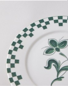 Resim English Home Gardenia Porselen Servis Tabağı 25 Cm Yeşil Yeşil 