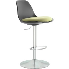 Resim Boombar Nadya Bar Sandalyesi - Krem Deri - 9537S0115 