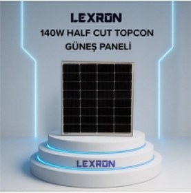 Resim Lexron 140w Half-cut Topcon Mono Güneş Paneli 
