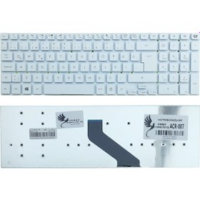 Resim Acer Uyumlu Aspire E1-572P, E5-731G, VN7-791GN Klavye (Beyaz) 
