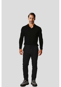 Resim İgs Siyah Premium Jogger Erkek Pantolon Dynamic Fit-26058 