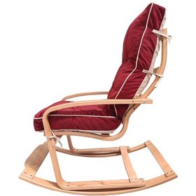 Resim Mobildecoaş Mobildeco Şehzade Ahşap Sallanan Sandalye Ve Dinlenme Koltuğu Çif (545248381) Ahşap 