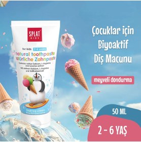 Resim Genel Markalar Meyveli Dondurma Tadında 2-6 Yaş Çocuk Diş Macunu 50 ml 