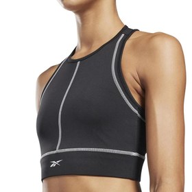 Resim Reebok GI6821 Kadın Siyah Spor Bra Siyah 2XS 
