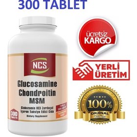 Resim Ncs Glucosamine Chondroitin Msm 300 Tablet Collagen Glukozamin 