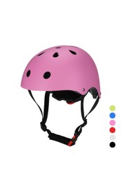 Resim Symbee Kız Çocukları İçin Pembe Spor Kaskı, Ayarlanabilir, 11 Havuzlu, Abs+eps, Bisiklet-skate-scooter, S Boy 52-54cm Pembe 