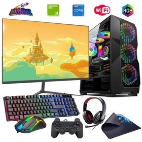 Resim Rogame RKT660755 i5-13400F 16 GB 480 GB SSD 4 GB GTX1650 24" Free Dos Masaüstü Oyuncu Bilgisayarı 