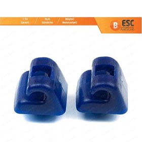 Resim Mercedes E Sınıfı için 2 Adet Sunvisor Güneşlik Klipsi Mavi N11.9568 