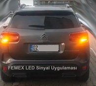 Resim Citröen C5 AIRCROSS Led Sinyal Aydınlatma Ampulu UYUMLU FEMEX WY21W 