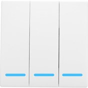 Resim Youmex 433mhz 3 Kanal Akıllı Ev Kumanda Paneli - Dairesel/merdiven Aydınlatması İki Yönlü Kontrol, Kol Saati Pil Ve Çift Taraflı Bant Dahil Yk-syt03-1 