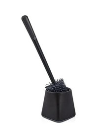Resim Home Silikon Klozet Wc Tuvalet Fırçası Siyah Kare Siyah 