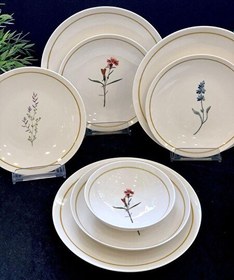 Resim Roy King Lavander All Design 24 Parça Bone Chına Yemek Takımı - LVN 001 