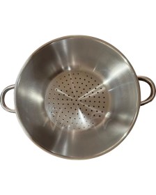 Resim Nishev Lüx Çelik Ayaklı Süzgeç 25 cm (Makarna & Pirinç Süzgeci) 
