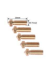 Resim 3D Printer / Yazıcı Extruder Volcano Nozzle M6 Diş - 1.2Mm (1.75) 