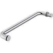 Resim Hafele Yuvarlak Çekme Kol, 450MM, Parlak Krom 