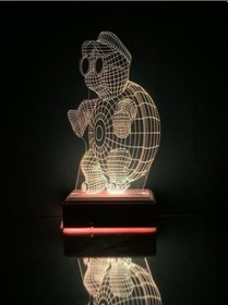 Resim Özel Tasarım Kaplumbağa Hediyelik 3D Led Lamba 