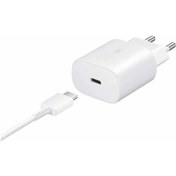 Resim Samsung TA80 Type-c 25W Hızlı Şarj Aleti Beyaz (İthalatçı Garantili) 