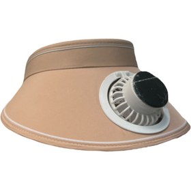 Resim GOOG DESIGN Çift Fanlı Şarjlı Şapka – 600 mAh Bataryalı, Ayarlanabilir Serinletici Pervaneli Şapka, Kavun İçi 