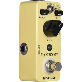 Resim Funky Monkey Otomatik Wah Gitar Efekt Pedalı 3 Tepe Modu Gerçek Bypass Tam Metal Gövde 