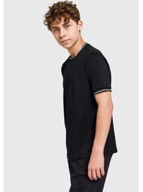 Resim Lescon Çocuk Kısa Kol T-shirt 26s-3045 Siyah 