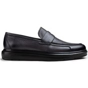 Resim Deery Hakiki Deri Gri Comfort Erkek Loafer Ayakkabı Gri (539891889) Gri 