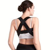 Resim 1 Ayarlanabilir Duruş Düzeltici - X Şekilli Tasarım, Yumuşak ve Rahat Görünmez Omurga Hizalama, Spor ve Günlük Kullanım İçin Uygun, Pembe/Siyah (S/M/L), Sırt Duruş Düzeltici, Kadınlar İçin Sırt Duruş Düzeltici, Erkekler İçin Sırt Duruş Düzeltici, Oturmak İçin Konfor, X Şekilli Destek, Nefes Alabilir Kumaş, Pürüzsüz Kumaş, Ergonomik Şekil, Destek, Uzunluk, Giyim, Ekzozür Koruma, Kullanıcılar İçin Kadife İşlemi 