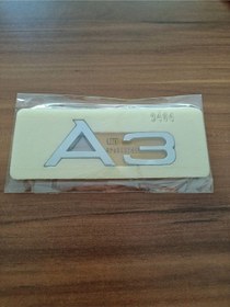 Resim Audi A3 Arka Bagaj Yazısı 