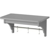 Resim IKEA Mutfak Duvar Rafı Gri Renk 50 cm Mutfak Düzenleme Rafı 