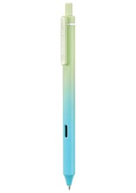 Resim Wrıtech W-0171 Aurora 0,7mm Mavi Jel Kalem - 72'li Stand Ahşap 