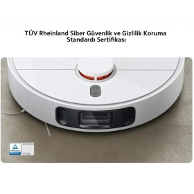 Resim Xiaomi Premium 3D Engellerden Kaçınma, Çift Ped Basınçlı Paspas Özelliği, Lazer ve Lds Lidar Tarama Çift Katmanlı Kompozit Paspas, Ultra Güç, Mi Home Uygulaması Robot Süpürge , Onerous Lambader hediye 