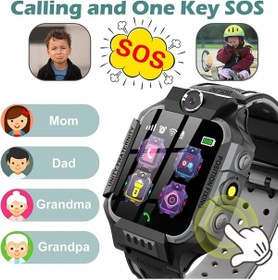 Resim Onkatech Lbs'li Ortam Dinleme Konum Takibi Sim Kartlı Akıllı Çocuk Saati 