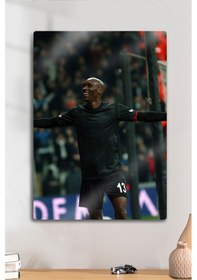 Resim Metal Baskı, Atiba Hutchinson B.jk Bessiktas - Parlak Dekoratif Sporcu Duvar Tablosu 