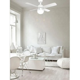 Resim Fancium DKF-401 Beyaz Aydınlatmalı Tavan Vantilatörü 