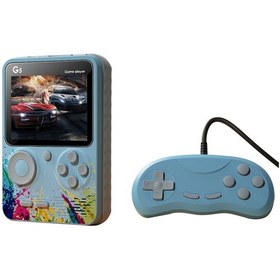 Resim Ximistore9 G5 El Tipi Oyun Konsolu 3.0 İnç Renkli Ekran 500 Retro Oyun Av Bağlantı Desteği Kumandalı Mavi Gri 