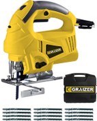 Resim Graizer Alman 3200 W Sjs Metal Şanzuman 6 Kademe Devirli Lazerli Otomatik Dekupaj Testere + 15 Uç 