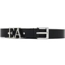 Resim Emporio Armani Kadın Ea Yazı Metal Toka Ayarlanabilir Siyah Kemer EW002025 AF13383-UC001 