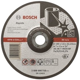 Resim Bosch 180x1.6mm Expert For Inox Rapido Bombeli Kesici Disk 
