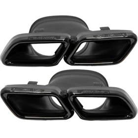 Resim Rose Mercedes W213 Egzoz Ucu Set; Siyah -/////amg E63- - M A2134903300 