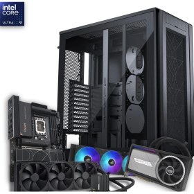 Resim Ultra 9 285K 128GB Ddr5 4tb M2 + 12TB HDD Rtx 5090 Lc Sıvı Soğutuculu Ekran Kartı W11P 