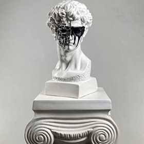 Resim Hedgehog Art Shop David 'Bad' Dekoratif Heykel, Pop Art Roma Yunan Heykelleri 