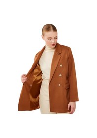 Resim Levidor Kadın Spor Blazer Ceket 510026 Kahve 